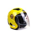 RXR Half Face Helmet 007 Yellow