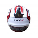 HNJ HELMET M210 BLACK/WHITE