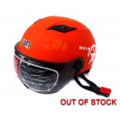 Compact RXR Muted Neon Orange R066 Helmet With Visor