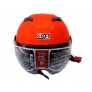 Compact RXR Muted Neon Orange R066 Helmet With Visor