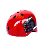 RXR Nutshell Cub Helmet Monster Wheel Red #R066F-2